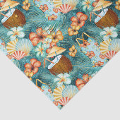 Kokosnoot Drinken Tissuepapier (Detail)