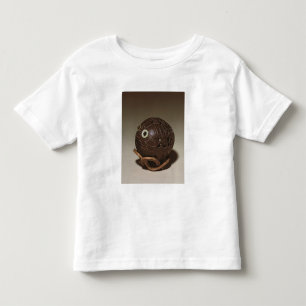 Kokosnoot in een gezicht gesculpeerd, c.1895 kinder shirts