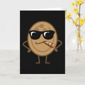 kokosnoot kaart (Gele Bloem)