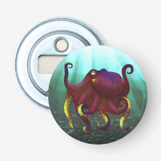 Kokosnoot Octopus flesopener Button Flesopener