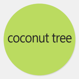 Kokosnootboom Kamala Harris Quote 2024 Ronde Sticker