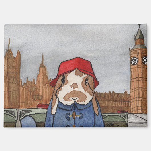 Kokosnoot's Adventures: April Magnet 3.5 "x2.5" Magneet (Voorkant)