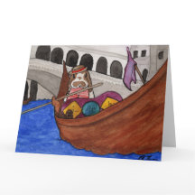 Kokosnoot's Adventures: februari Kaart 8.5 "x11"