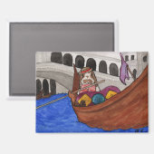 Kokosnoot's Adventures: Februari Magnet 3.5"x2.5" Magneet (Voorkant / Achterkant)