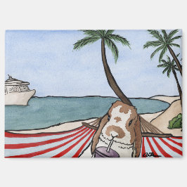 Kokosnoot's Adventures: June Magnet 3.5 "x2.5" Magneet