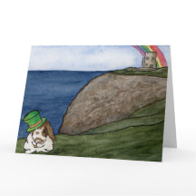 Kokosnoot's Adventures: maart Wenskaart 8,5 "x11"