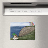 Kokosnoot's Adventures: March Magnet 3.5 "x2.5" Magneet (Insitu (Vaatwasser))