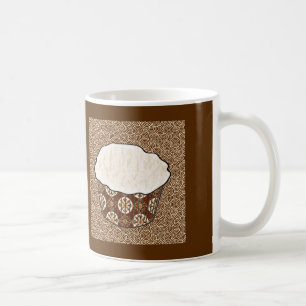 Kokosnotaart, Japanse wervelachtergrond Koffiemok