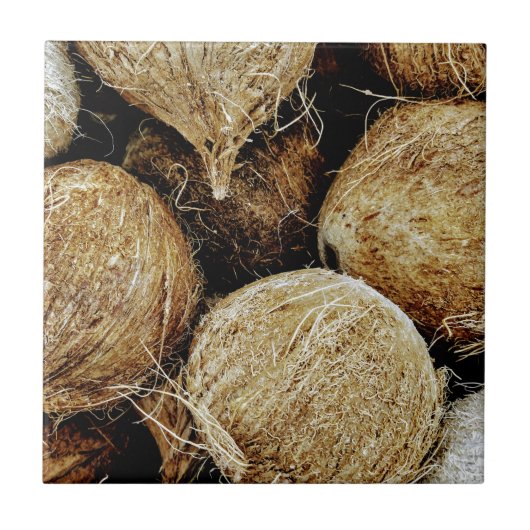 kokosnoten tegeltje (Voorkant)