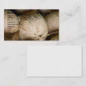 kokosnoten visitekaartje (Voorkant / Achterkant)