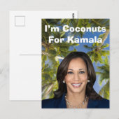Kokosnoten voor Kamala Briefkaart (Voorkant / Achterkant)