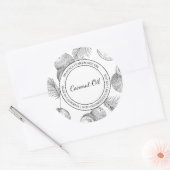 Kokosolie Schets Modern label (Envelop)