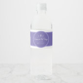 Kokosolie zeep blauw product label waterfles etiket (Voorkant)