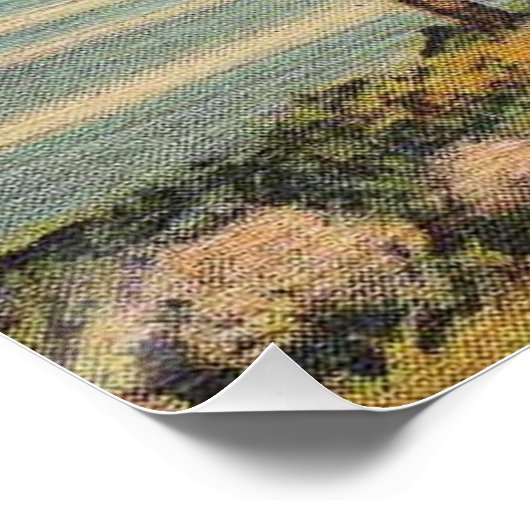  kokospalmen Tropische bries zonsondergang Perfect Poster (Hoek)