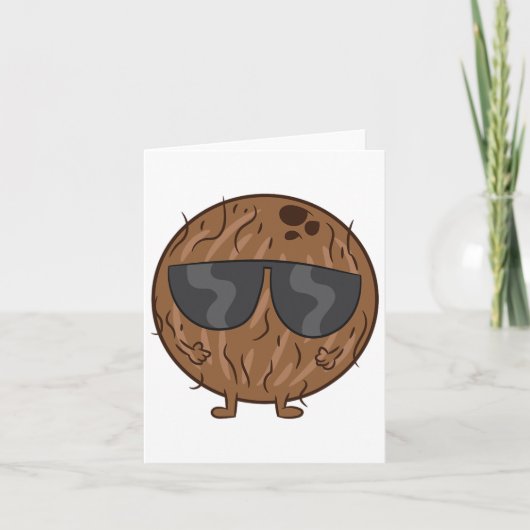 Kokossummerfruit kokos met zonnestudio Liefde Koko Kaart (Voorkant)