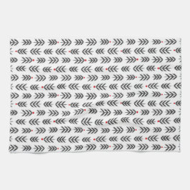 Kökshandduk med julgranar theedoek