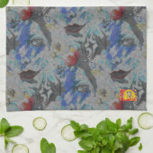 Kökshandduk Sarah Rubellite  Theedoek (Gevouwen)