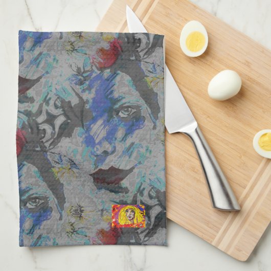 Kökshandduk Sarah Rubellite  Theedoek (Quarter Fold)