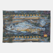Kökshandduk Skitfiske  Theedoek (Horizontaal)