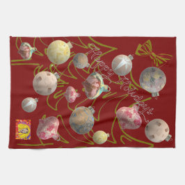 Kökshanddukar Happy Holidays Theedoek