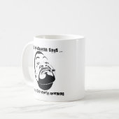 Koksmann in de ochtend koffiemok (Voorkant links)