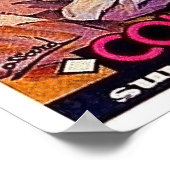 Kol. de Bavella-bergpas, Corsica, Frankrijk Poster (Hoek)