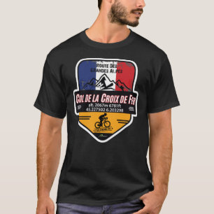 Kol. de la Bonette France Cycle and Motorcycle Sti T-shirt