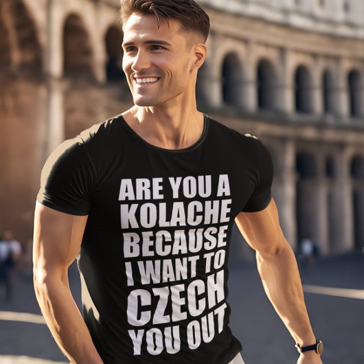 Kolache pick-up lijn t-shirt