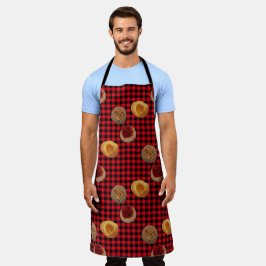 Kolache Trio op Buffalo Gecontroleerd schort