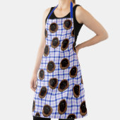 Kolaches de bleuets sur tablier plaid (Insitu)