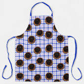 Kolaches de bleuets sur tablier plaid (Recto)