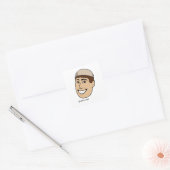 Kolah Namadi Pet Vierkante Sticker (Envelop)