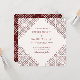 Kolam Faire-part de mariage