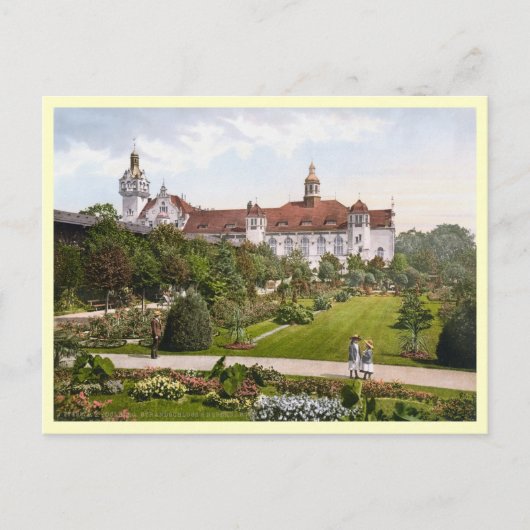 Kolberg Strandschloss Rosengarten Briefkaart (Voorkant)