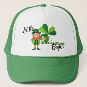 Kolder Kabouter Klaver St. Patrick's Dag Trucker Pet
