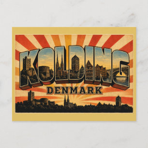 Kolding Denemarken Kasteel Briefkaart