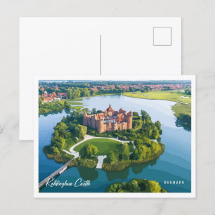 Koldinghus Castle Denemarken Illustratie Reizen Briefkaart