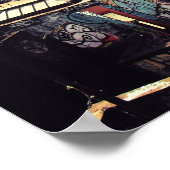 Kolen en graffiti, middelgroot poster (Hoek)