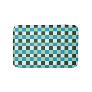 Kolen wit Blauwgroen blauw Aqua Turquoise Pset Badmat