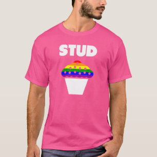 KOLEUREN VAN DE KOOLSTOFKOLORS RAINBOW FLAG STUD M T-SHIRT