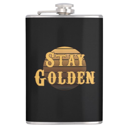  kolf blijven. heupfles (Voorkant)