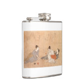 Kolf drie gekweekte vrouwen Japanse kunst Heupfles (Rechts)