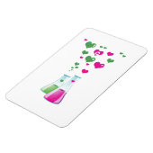 Kolf, erlenmeyer, beaker, chemie, laboratorium magneet (Linkerzijde)