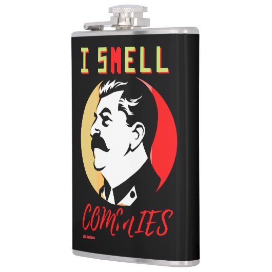 kolf "I SMELL COMMIES 3 STALIN" Heupfles (Links)