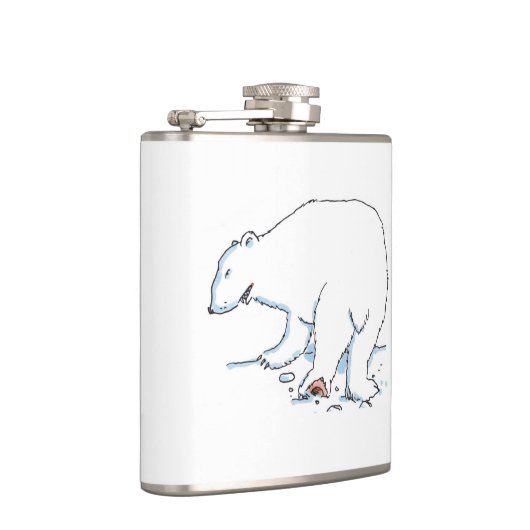 Kolf met Beer ingepakt Heupfles (Rechts)