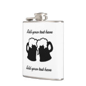 Kolf met Beer Mok Design Heupfles (Links)