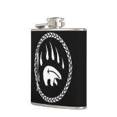 Kolf met Beer op basis van stamhout, aangepaste Be Heupfles (Links)