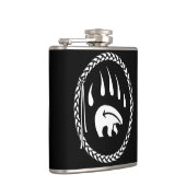 Kolf met Beer op basis van stamhout, aangepaste Be Heupfles (Rechts)