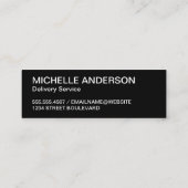 Kolibri-logo Mini Visitekaartje (Achterkant)