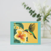 KOLIBRIE #1 Briefkaart (Staand voorkant)